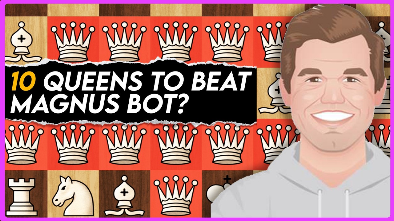 How Many Queens to BEAT Magnus Carlsen?