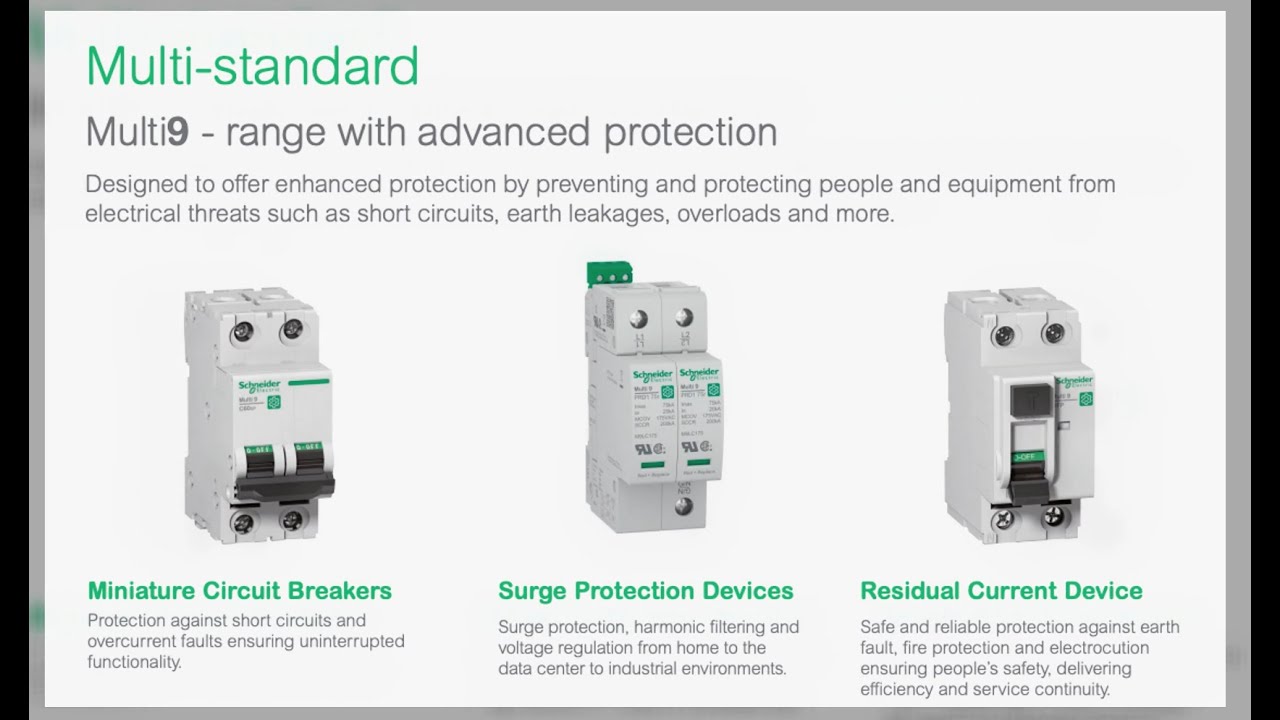 Multi9 Circuit Breakers Schneider Electric