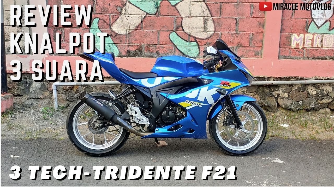 REVIEW KNALPOT 3 TECH (TRIDENTE F21) DI GSXR150 #4