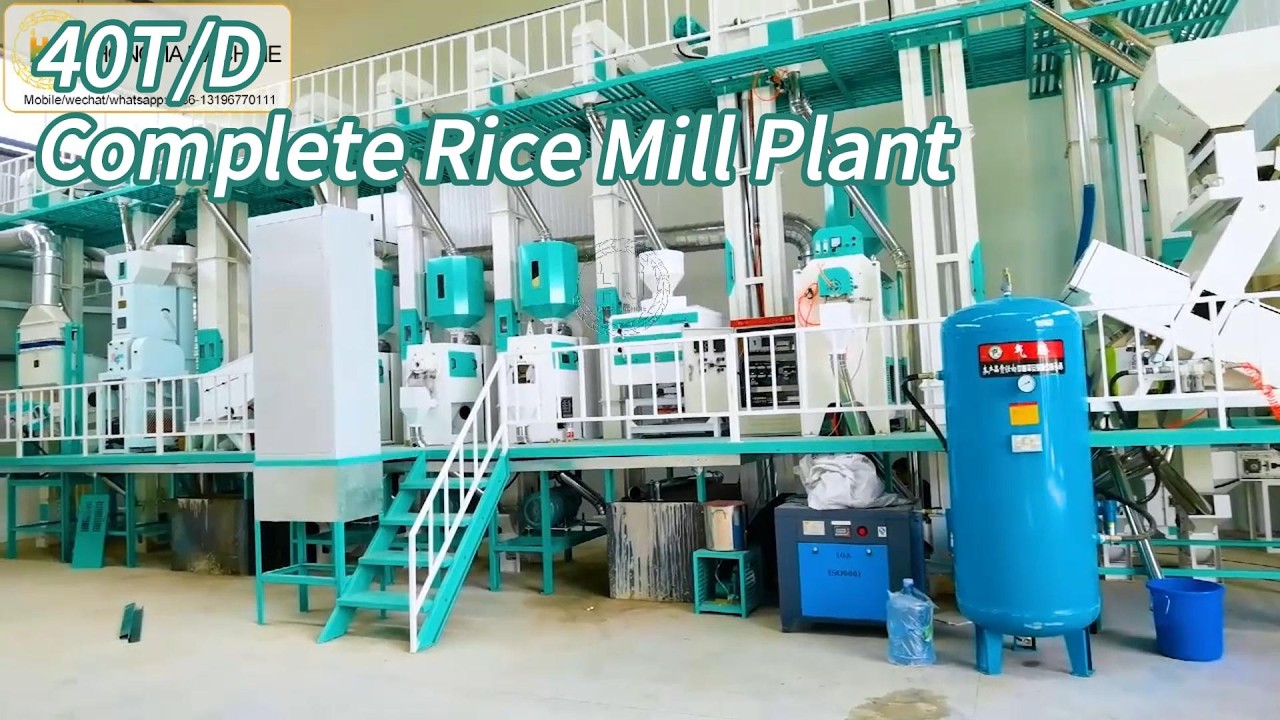 40T/D Rice Processing Plant | Rice Mill Plant Supplier #ricemillsupplier #ricemill #ricemillplant