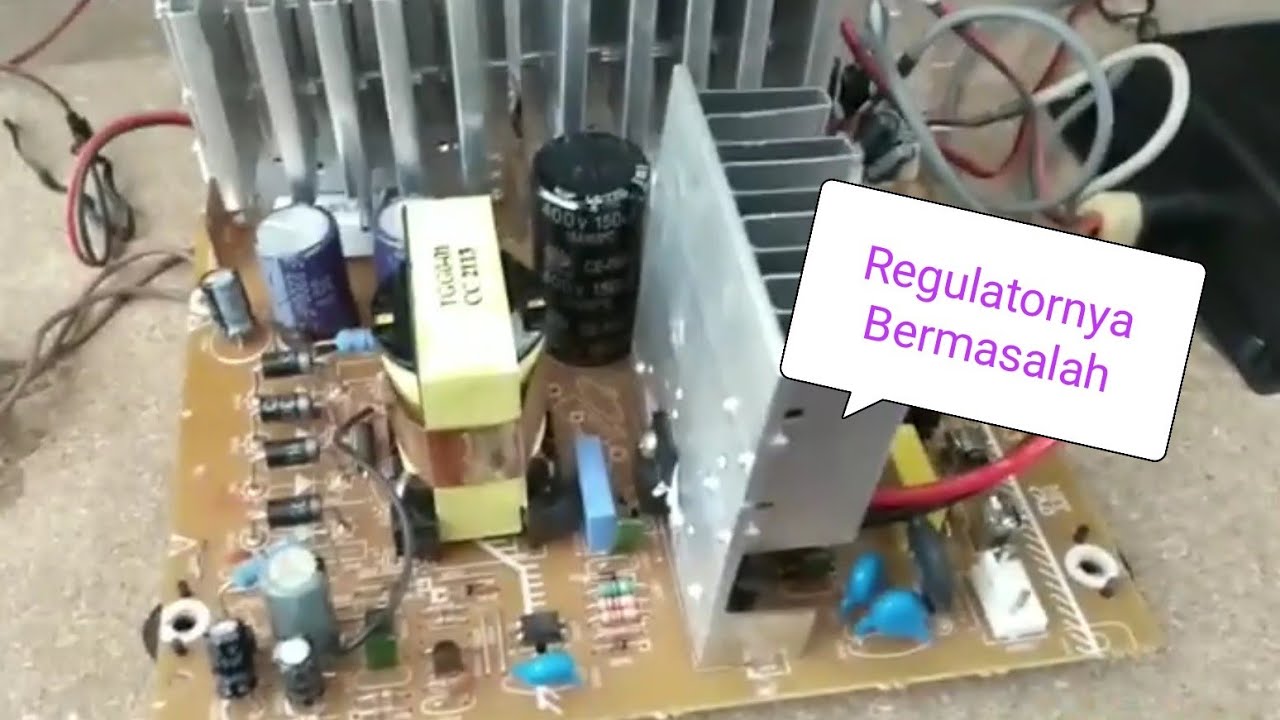 Memperbaiki PSU / Regulator / Acematik [ Speaker Aktif Polytron ]