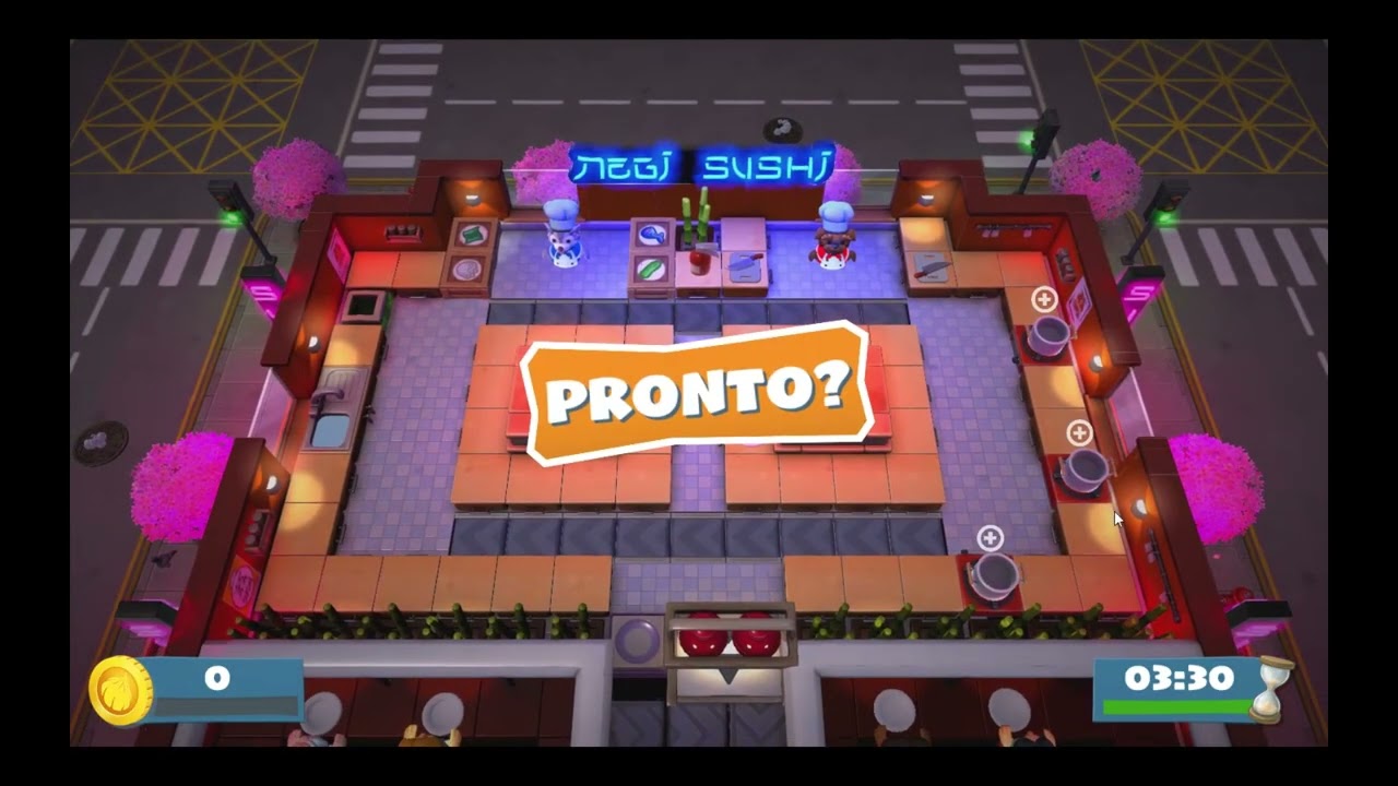 Jogando Overcooked2