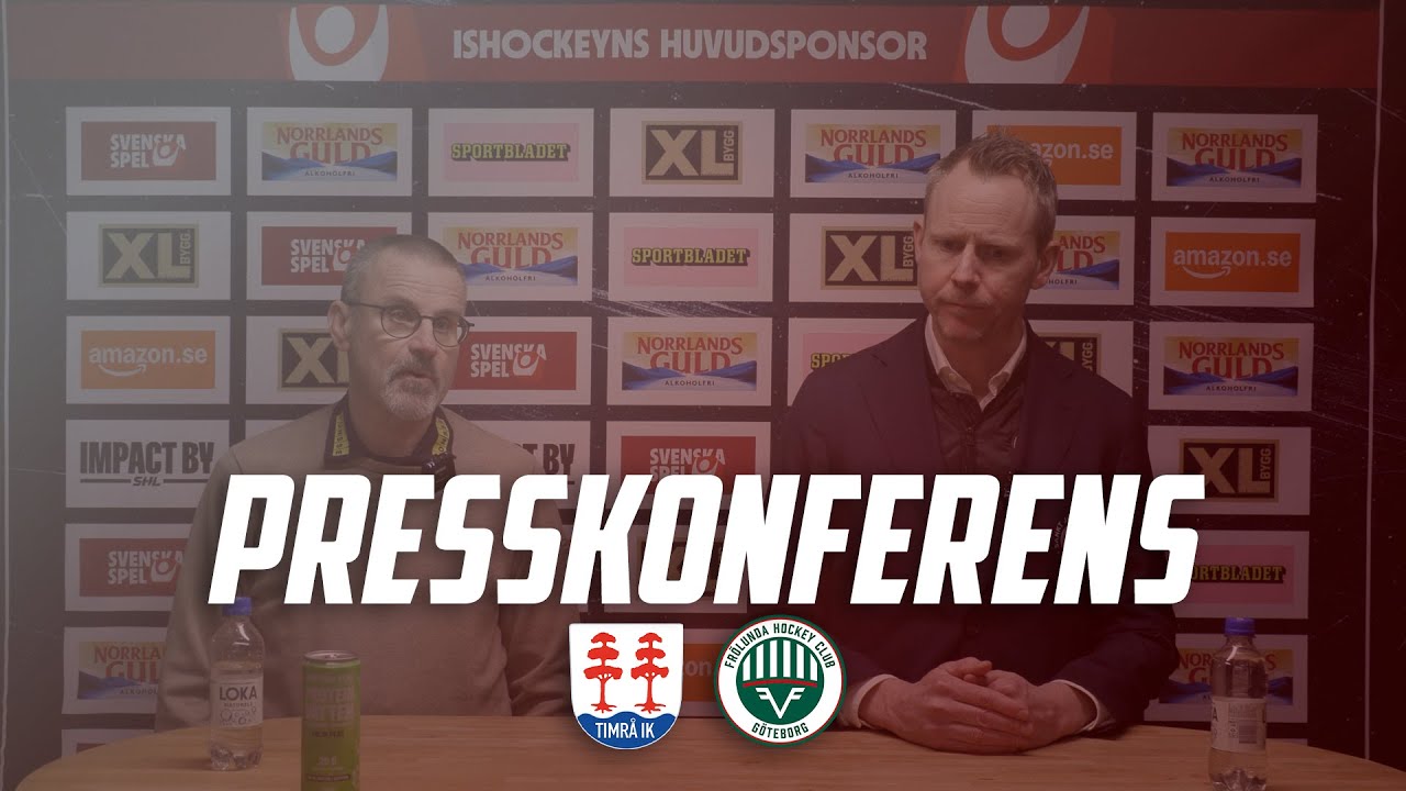 Presskonferens: Timr&aring; IK - Fr&ouml;lunda HC