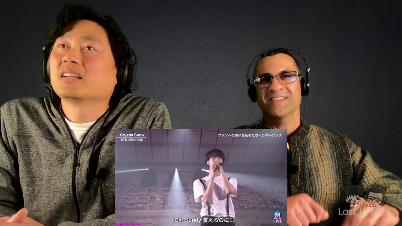 Reaction - BTS - Crystal Snow (live)