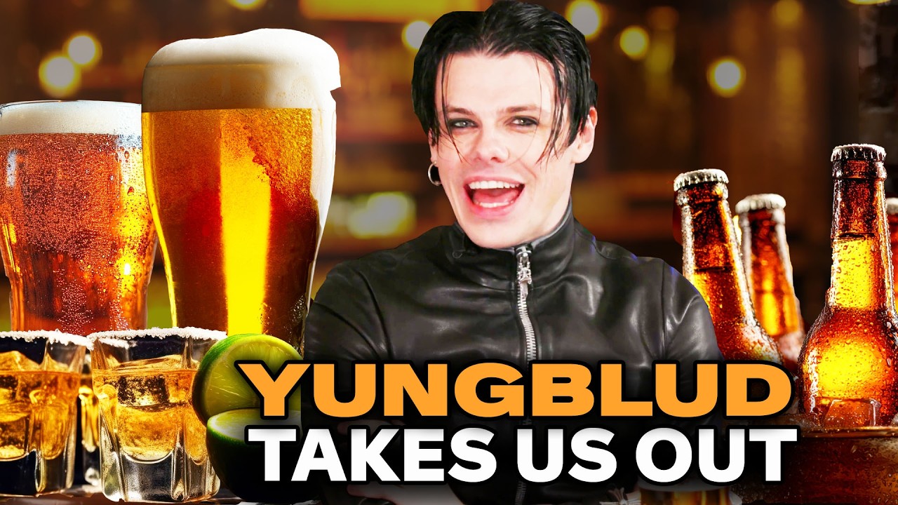 YUNGBLUD Tries to Stay Truthful While Playing Drinking Game | Takes Us Out