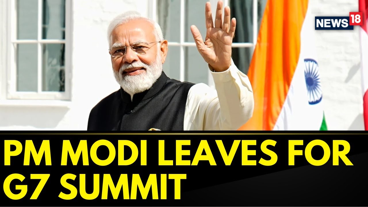PM Modi News | G7 Summit | PM Modi Leaves For Hiroshima To Be A Part Of The G7 Summit | News18