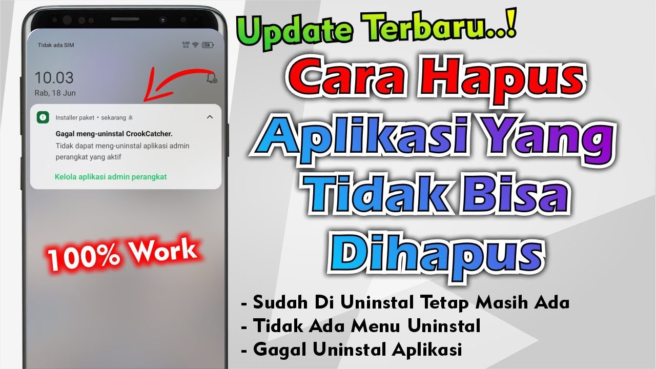 Cara Hapus Aplikasi Yang Tidak Bisa Dihapus