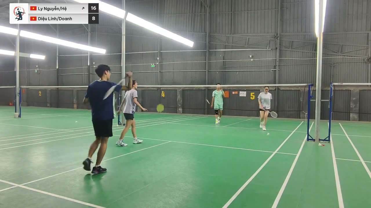 Ly Nguyễn/Hệ Nguyễn - Diệu Linh/Công Doanh | GL sân Minh Anh Badminton - 14/02/2026