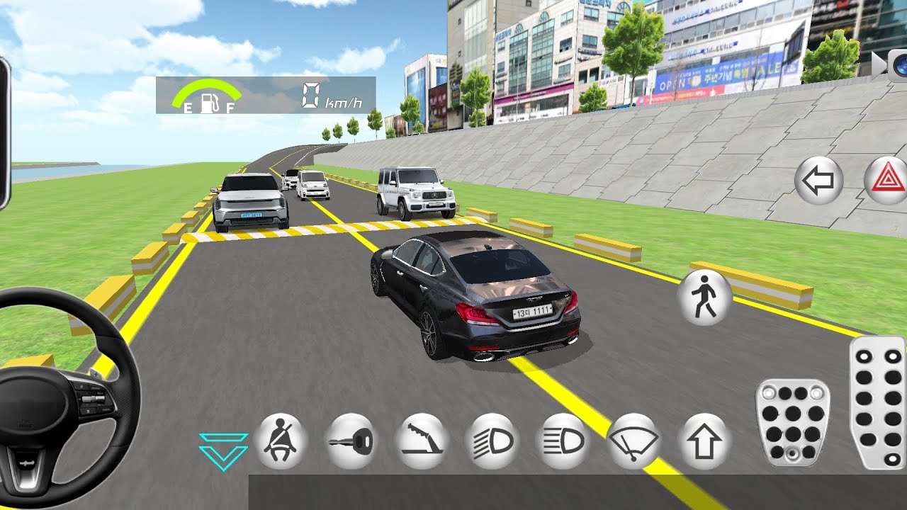 New Sedan Car BMW Stinger in Parking Building – 3D Driving Class 2026 Gameplay
