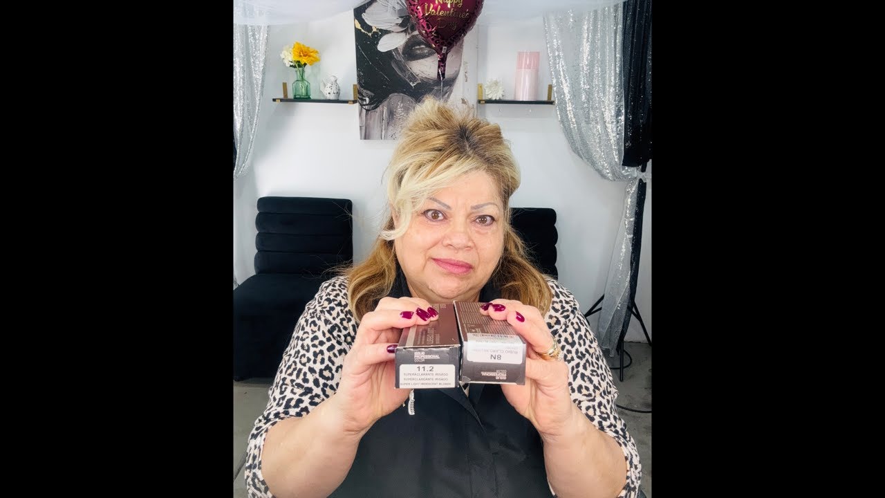 Como cubrir  las canas con dos colores  y platicando