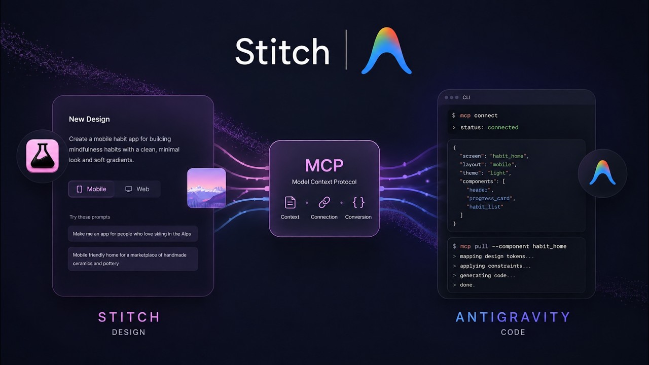 Connect Google Stitch MCP with New Antigravity CLI