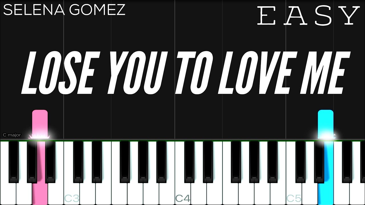 Selena Gomez - Lose You To Love Me | EASY Piano Tutorial