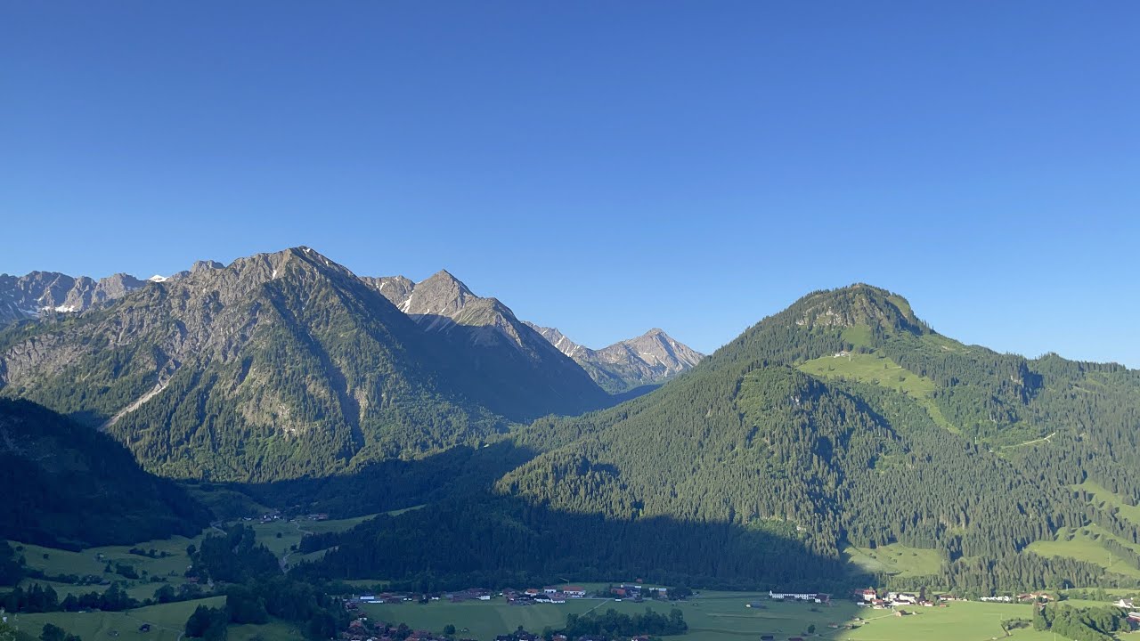 Hindelang - Jochpass - Jochkanzel am Morgen (22. Juni 2021)
