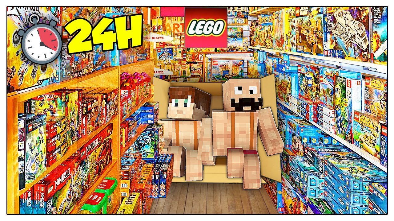 CHIUSI PER 24 ORE NEL NEGOZIO DI GIOCATTOLI! - Minecraft ITA