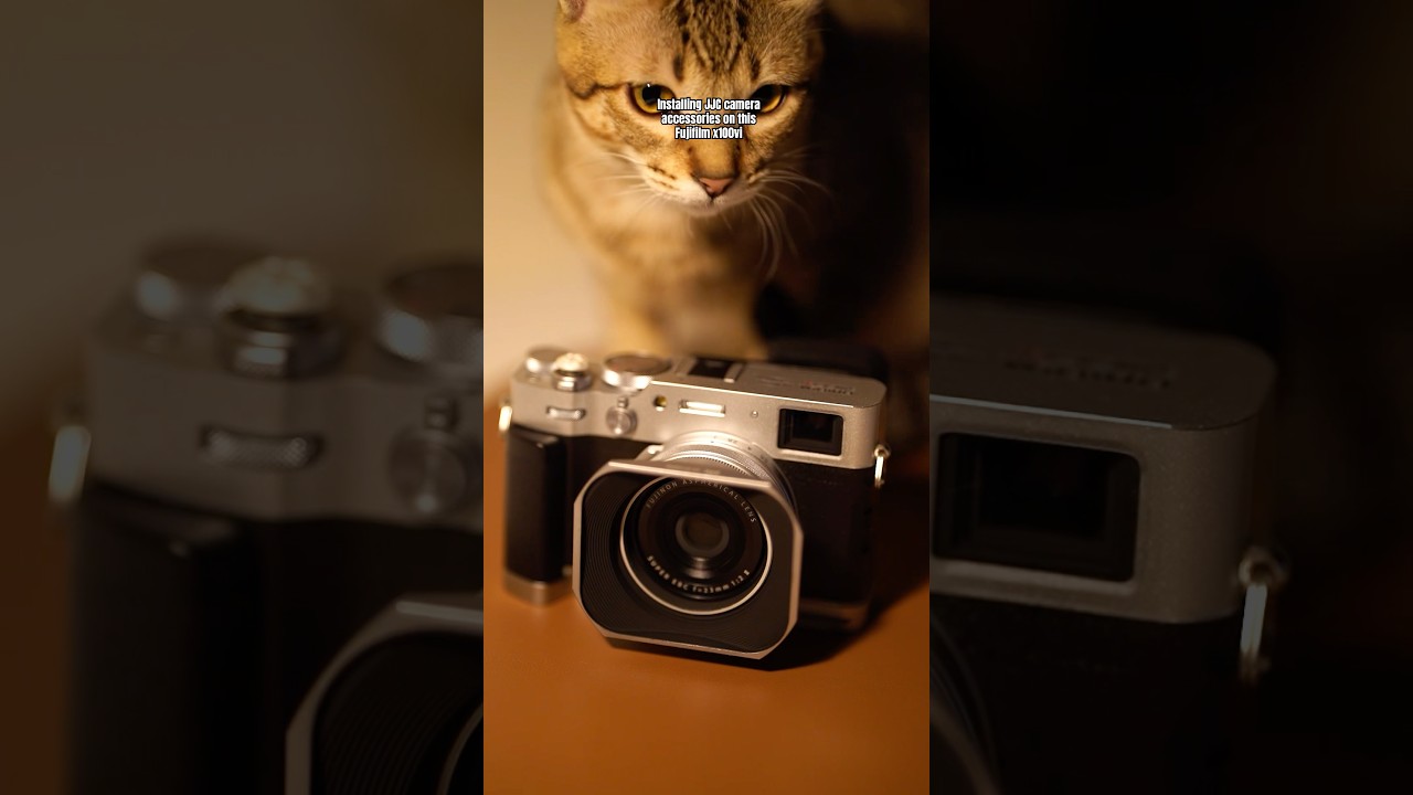 Installed JJC camera accessories on this Fujifilm x100vi!! #reels #reelsvideo #fujix100vi