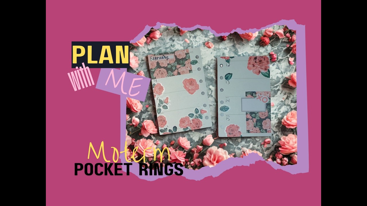 Moterm Pocket Rings - Plan with Me