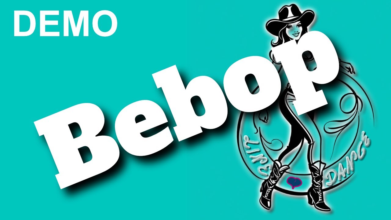 Bebop Line Dance 🤠Demo👢Schau Dir diese coole Choreografie an und tanze mit!⭐️Bianca Glaser