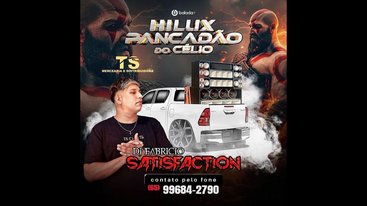 💿 HILUX PANCADÃO DO CÉLIO ESP FUNK MEGA BASS 2025- DJ FABRÍCIO SATISFACTION 65 99684-2790
