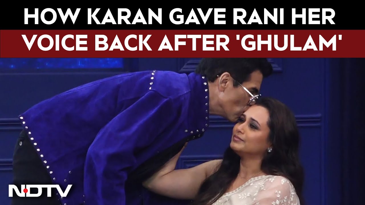 Aamir Khan 'Stole' Rani Mukerji's Voice In Ghulam. How Karan Johar 'Gave It Back' To Her