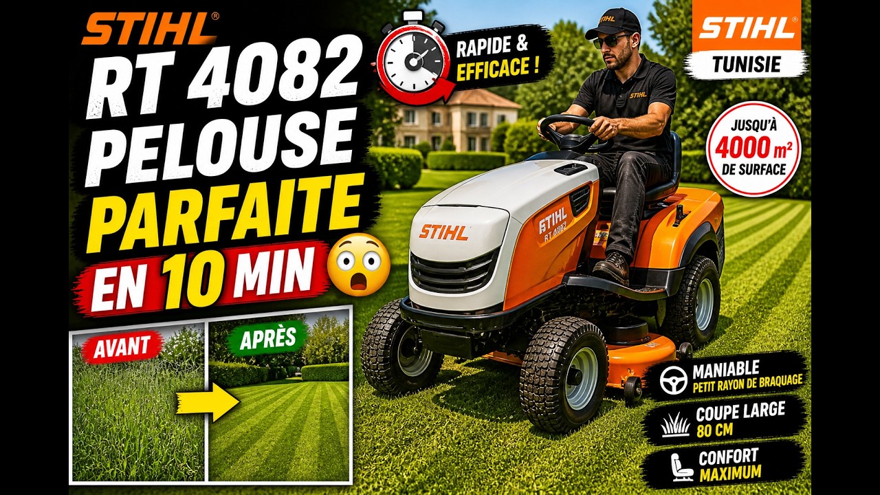 Tracteur de pelouse STIHL RT 4082 | Stihl Tunisie