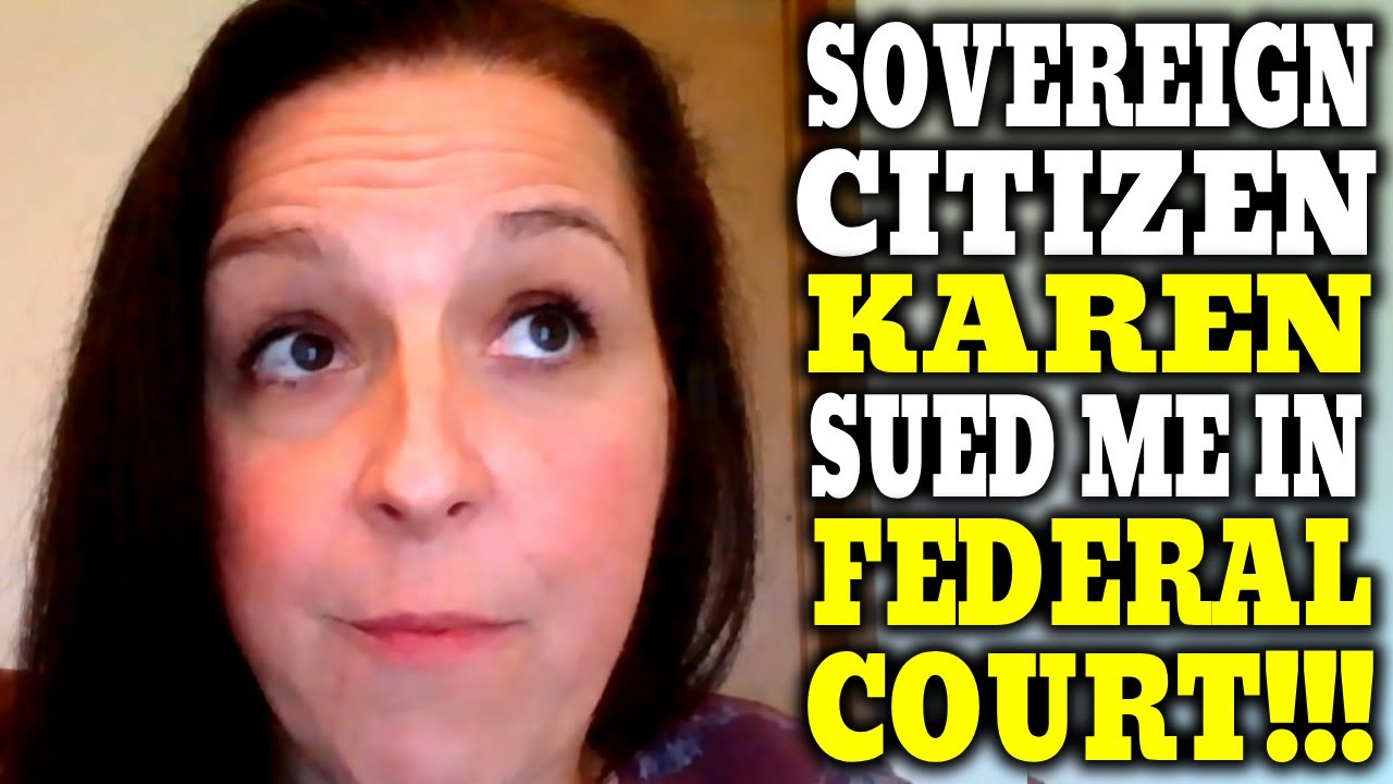 CRAZY Sovereign Citizen KAREN Sued Me In Federal Court… And Got DESTROYED  (Part 1)