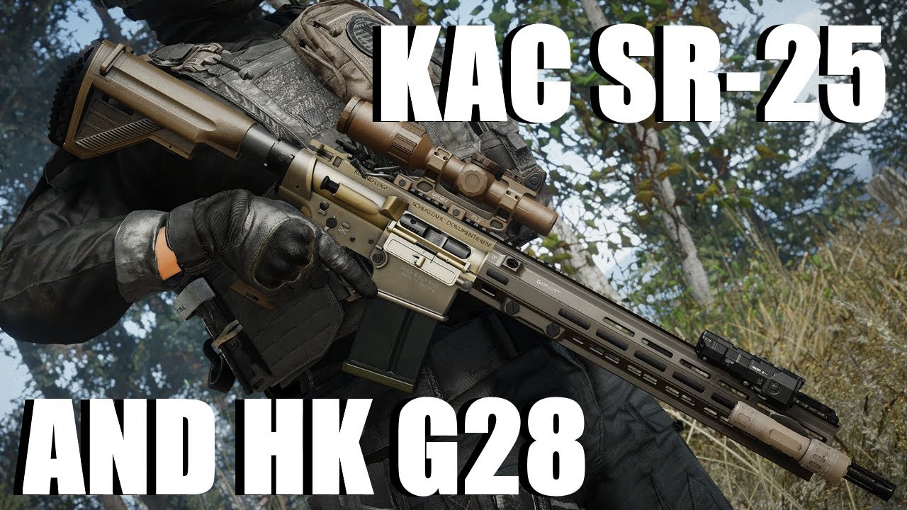 Обзор мода Fallout 4 &mdash; Побег из Бостона &mdash; KAC SR-25 и HK G28