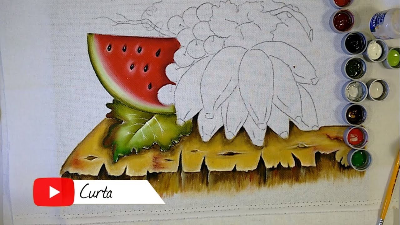 Roberto Ferreira _ Novo Projeto - Aprenda a Pintar Madeira Rustica e Melancia