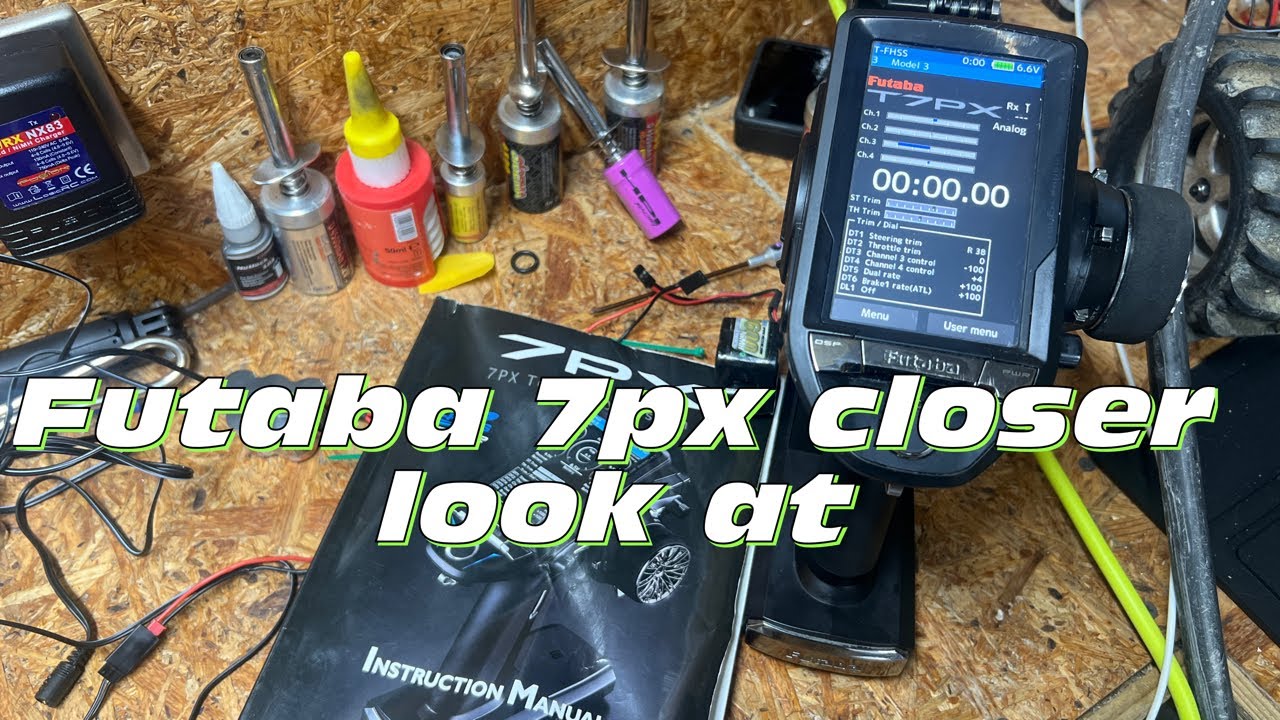 Futaba 7PX transmitter review what a thing to have.
