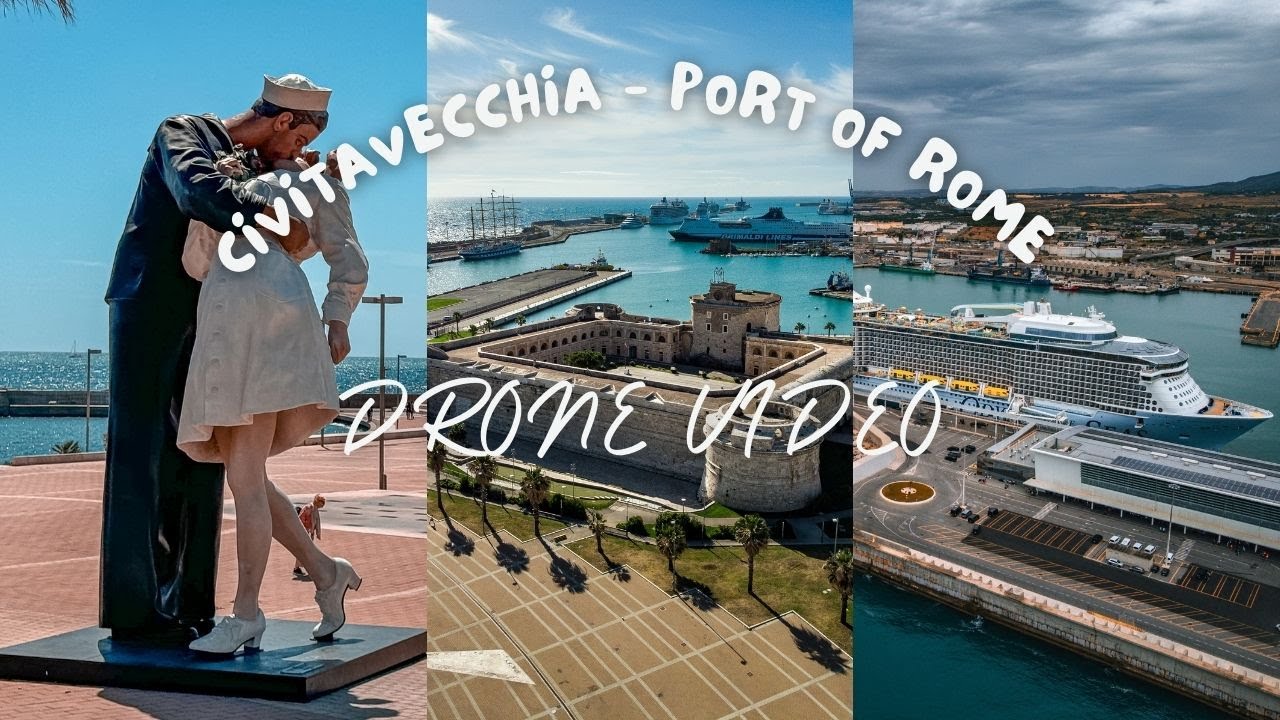Civitavecchia – Port of Rome 2024 | Stunning Drone 4K Views