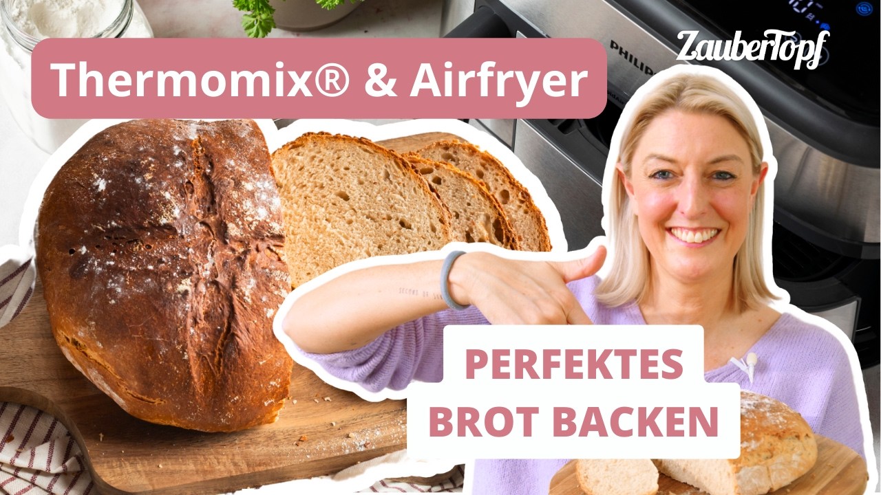 🍞 Die SAFTIGSTE Joghurtkruste! Thermomix® meets Phillips Airfryer | Thermomix® Rezept