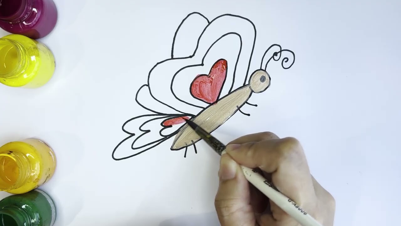 Cara Menggambar Kupu-Kupu Imut Step by Step! 🎨🦋 | SiPintar Menggambar