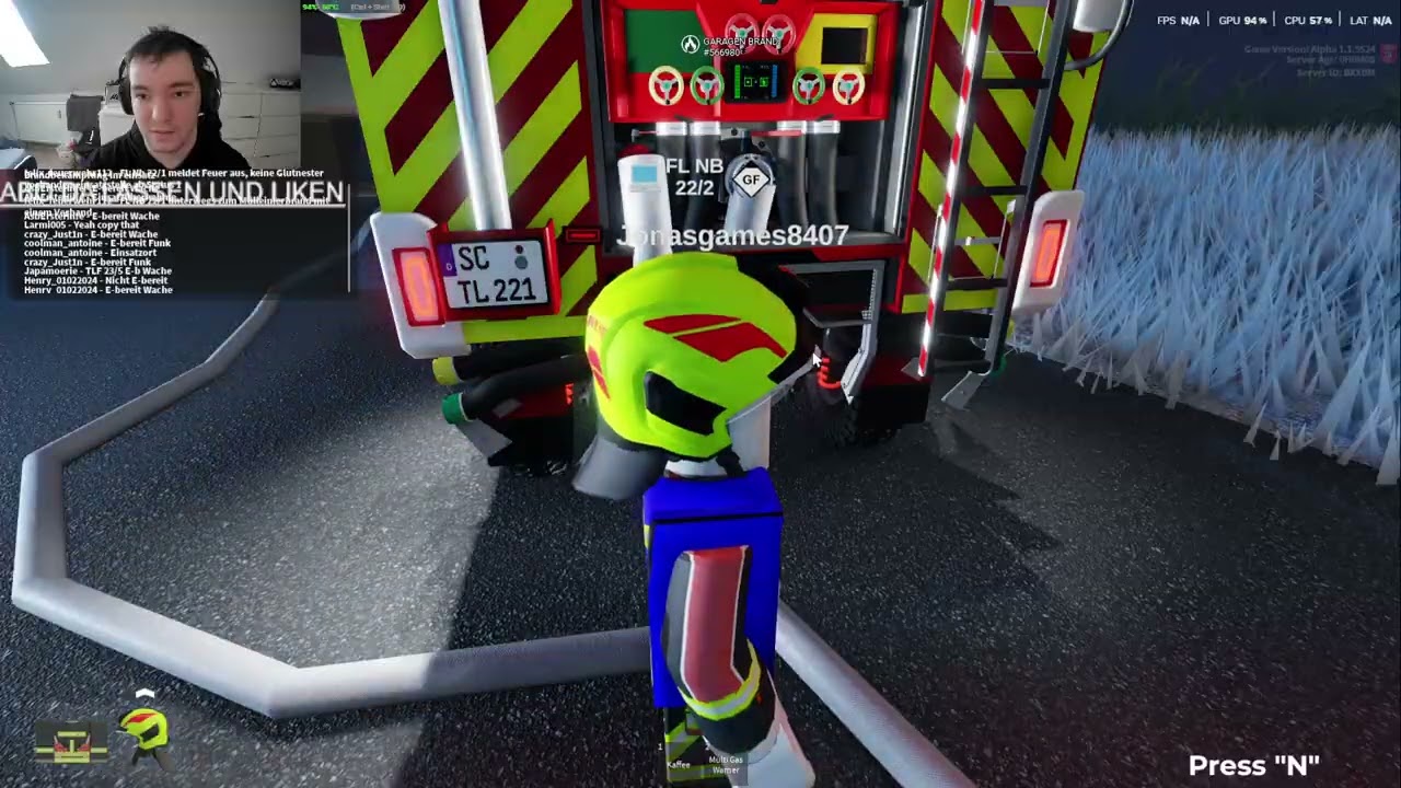 Einsatz Für die FW Neuburg Feuerwehr Simulation:Schrietz Roblox #roblox #roleplay