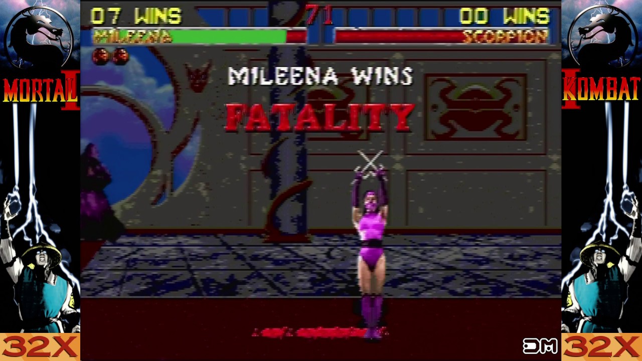 Mortal Kombat II All Fatalities & Stage Fatalities Sega 32x