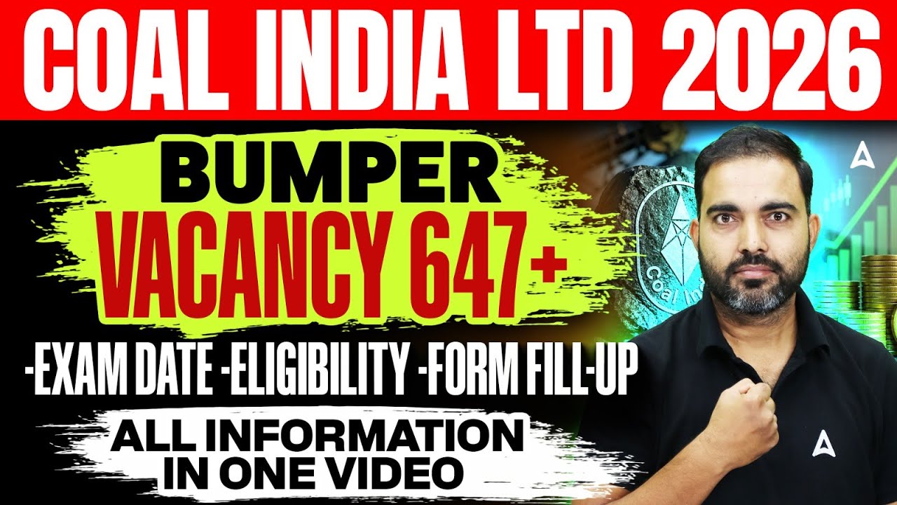 Coal India MT Recruitment 2026 | 647+ Bumper Vacancy | Selection Process | By Rahul Misra