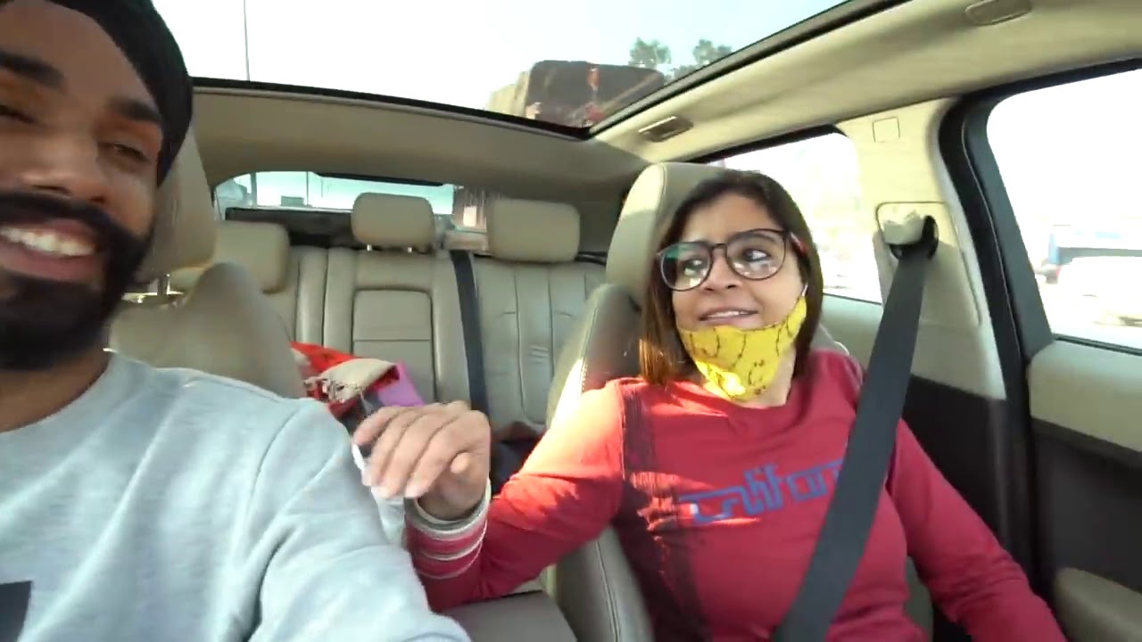 jatt prabhjot riding first time in his range rover.