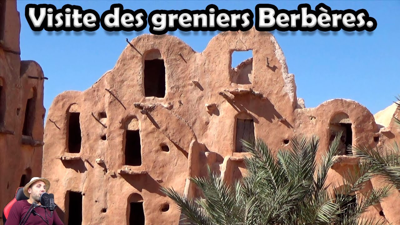 Visite des greniers berbères, ghorfas  (ksar Ouled Soltane) à tataouine en tunisie