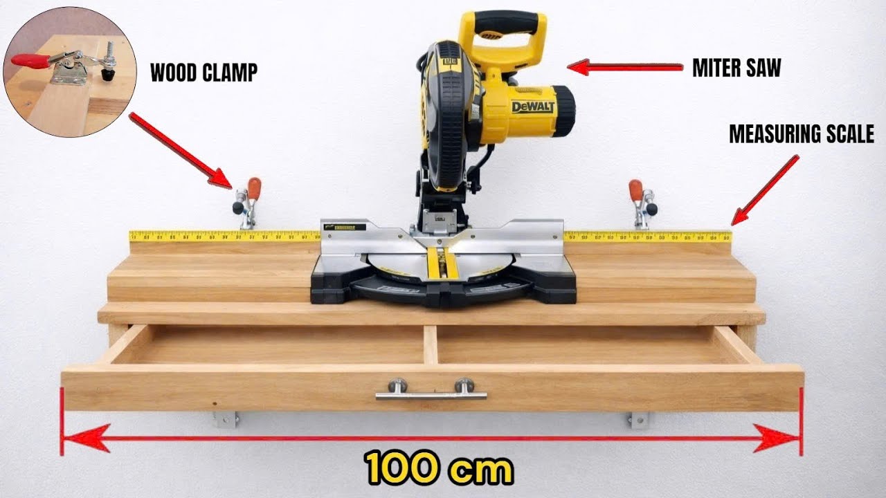 How to Build a Pro Miter Saw Station in Just 15 Minutes | woodworking tool upgrade – Part 2