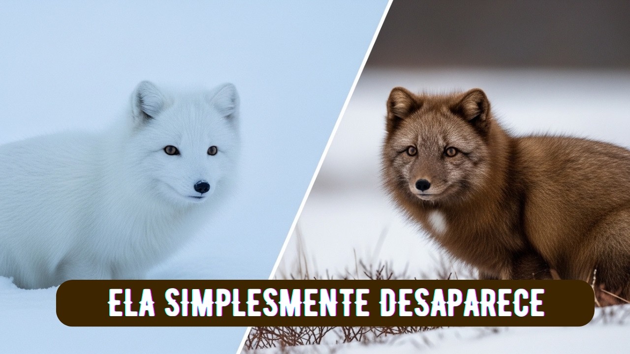 Raposa do Ártico: O Animal Que Desaparece com as Estações