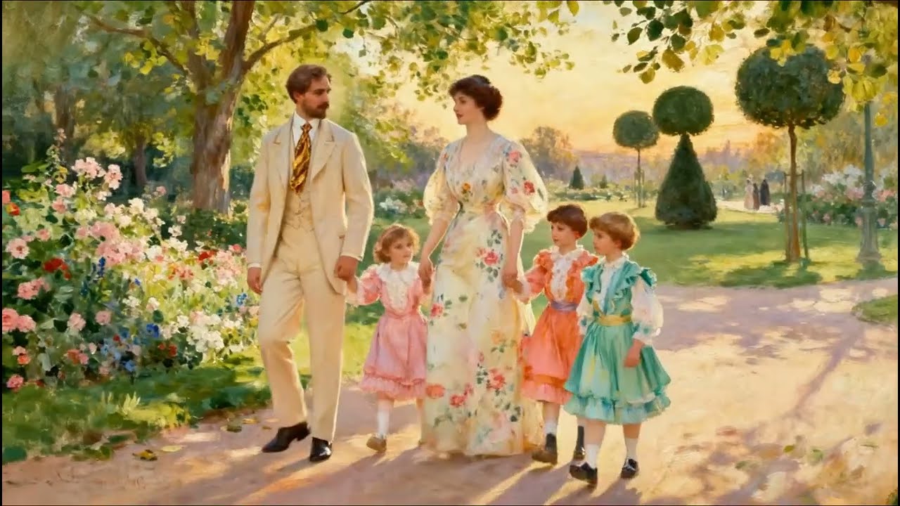 Beautiful Moments of Belle Époque Paris | Cinematic Oil Painting Film