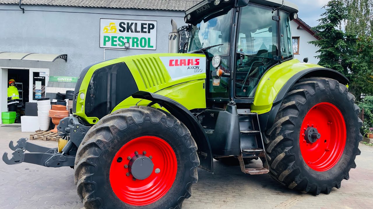 CLAAS AXION 830 CEBIS, 230KM, przedni TUZ i WOM, prezentacja/review/for sale/na sprzedaż *PESTROL*