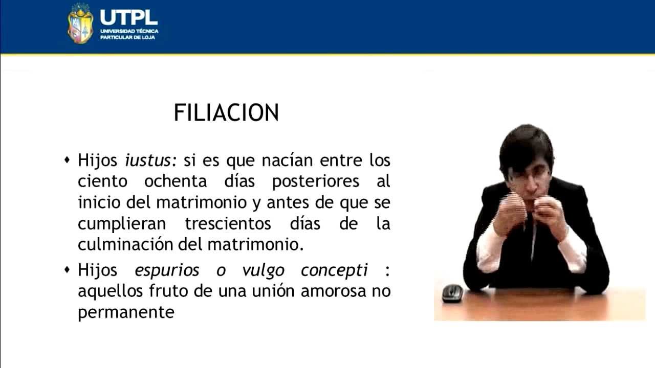 UTPL PARENTESCO Y FILIACIÓN [(ABOGACÍA)(DERECHO ROMANO)]