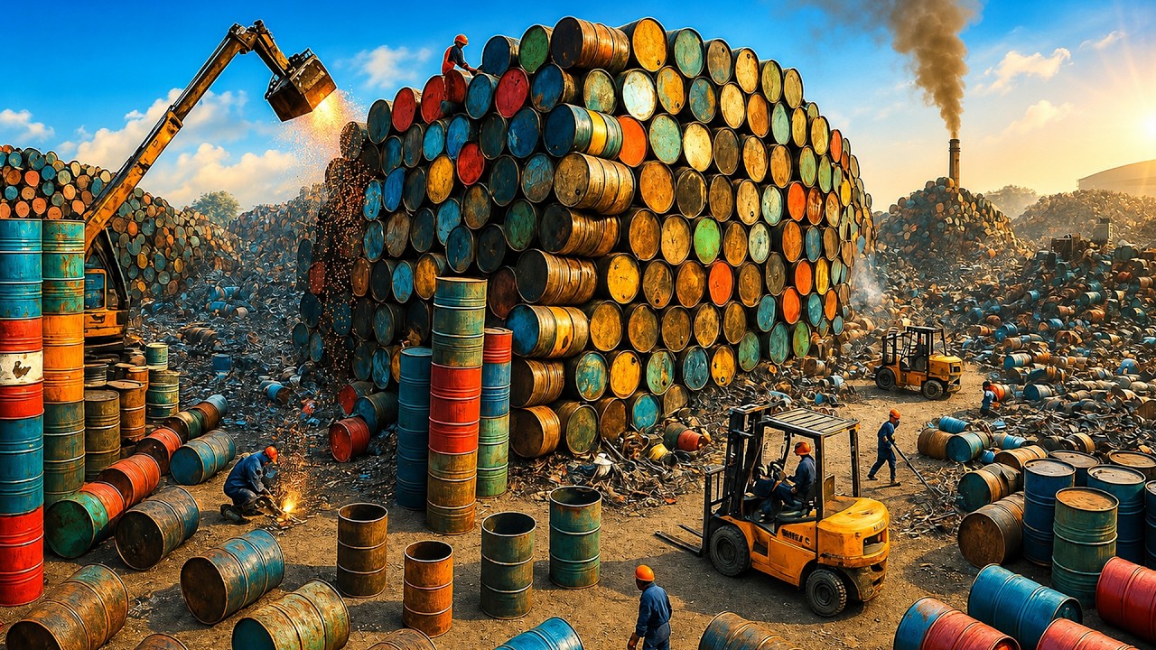 How Millions of Waste Oil Drum Recycling & Most Amazing Manufacturing Factory Videos on YouTube