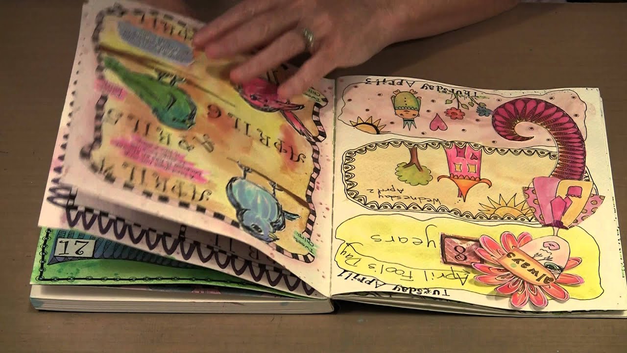 Creativity Calendar Journal - April & May 2014 by Joggles.com
