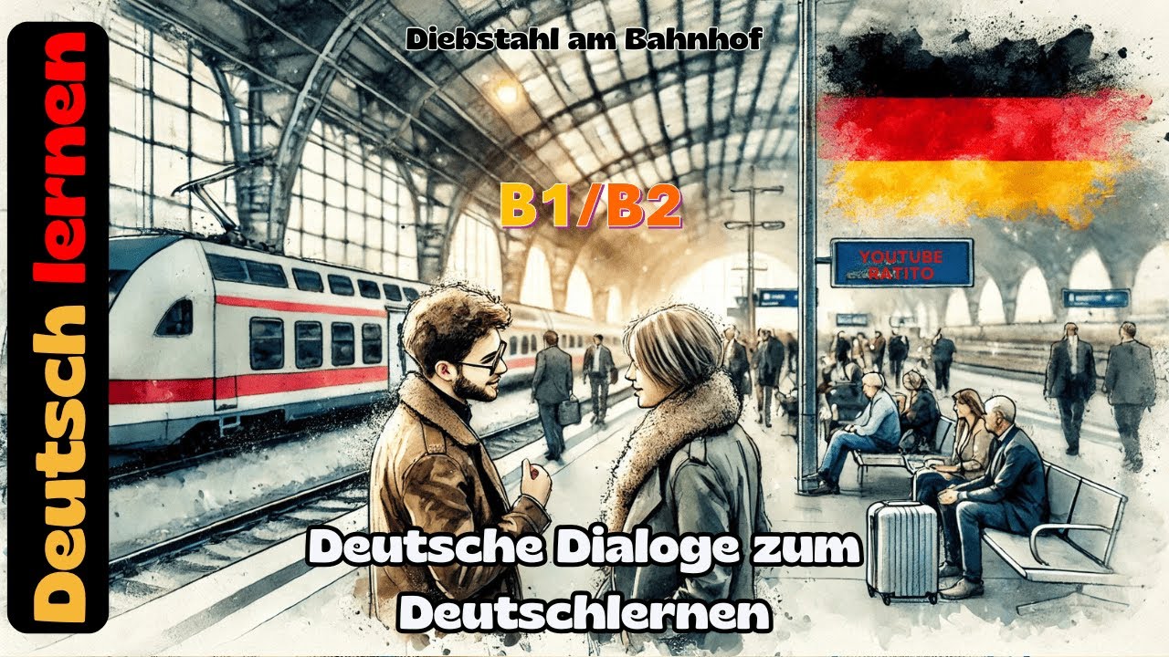 Deutsch lernen: Diebstahl am Bahnhof B1/B2