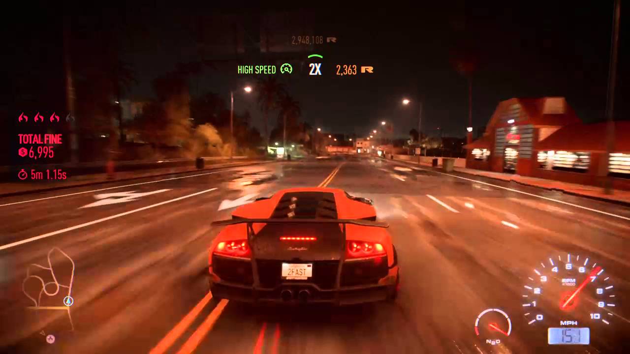 NEED FOR SPEED (2015) Police Chase