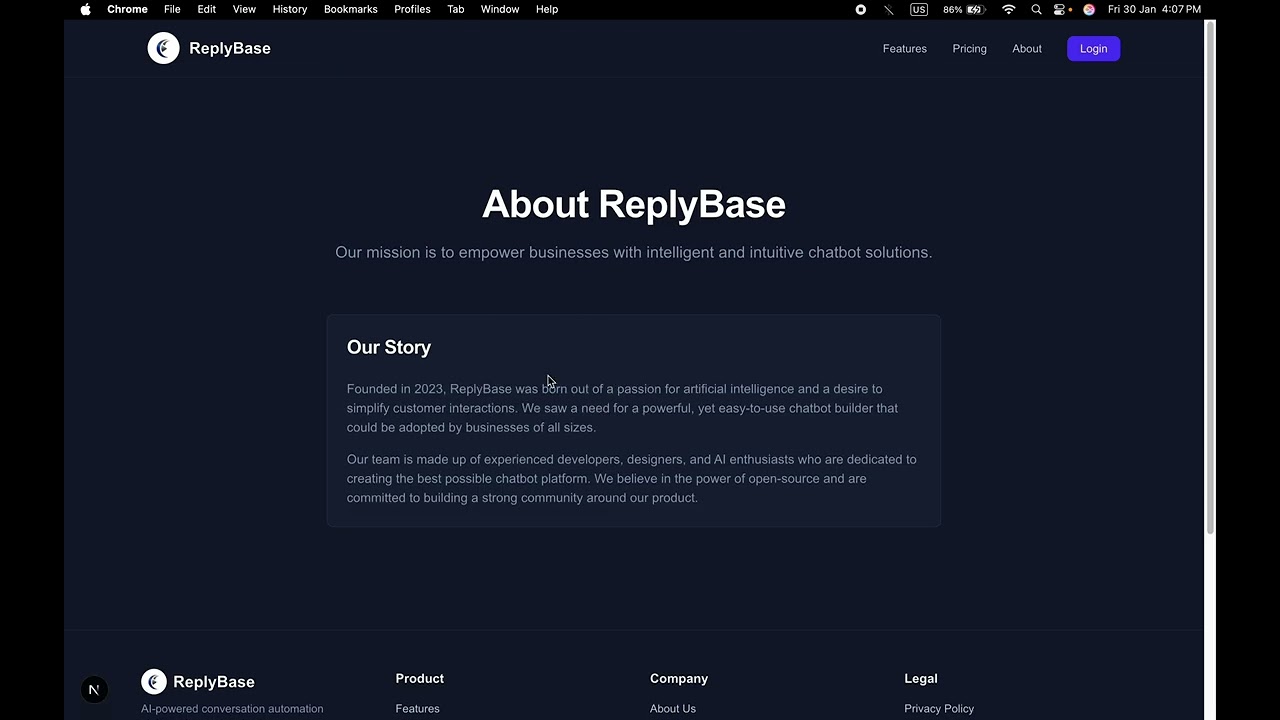 ReplyBase: Build Smarter Chatbots, Faster - Project Update