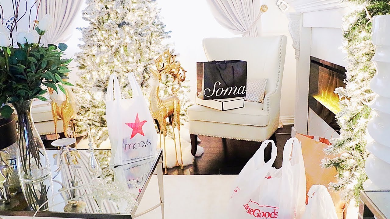 Elegant Christmas Decorations Decorating for Christmas Luxury Christmas Decorating ideas Haul