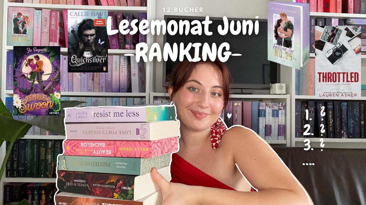Lesemonat Juni | ich ranke alle gelesenen Bücher