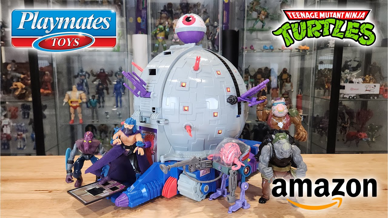 Игрушки Playmates 2024 TMNT Retro Technodrome эксклюзивный обзор Amazon