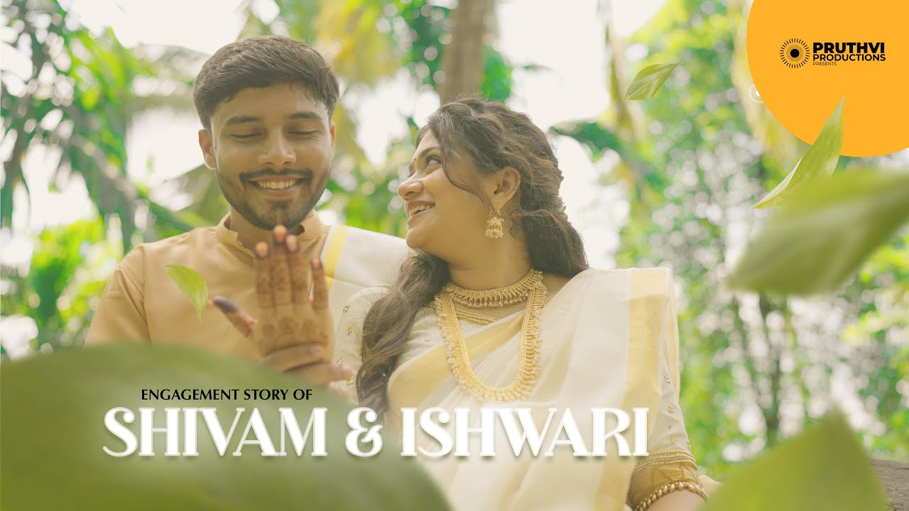 Engagement Song Cinematic Video 4k | Shivam & Ishwari | #couple #engagement #wedding #love #song